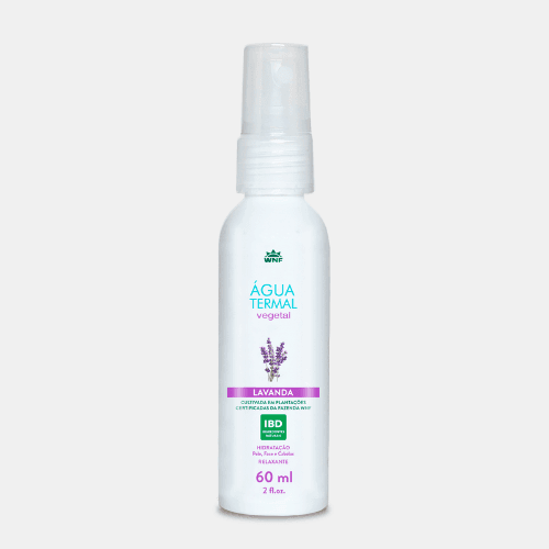 WNF Água Termal Vegetal de Lavanda – Hidratante Relaxante Face e Cabelos 60ml