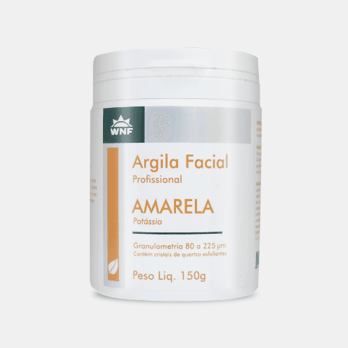 WNF Argila Facial Amarela – Máscara Profissional Rejuvenescedora e Esfoliante 150g