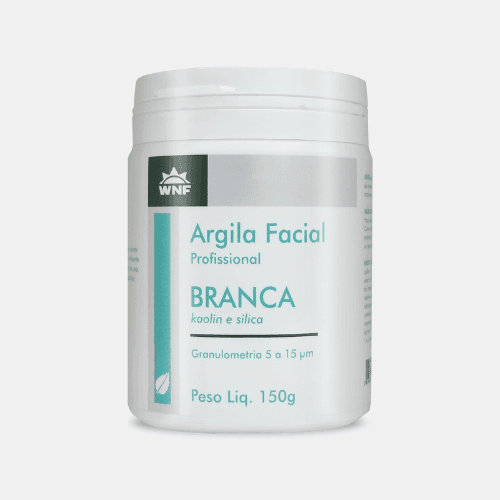 WNF Argila Facial Branca – Máscara Profissional Clareadora e Suavizante 150g