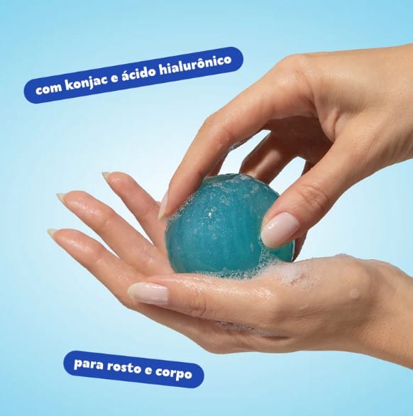 Sabonete Jelly Konjac Blueberry 85g Good Mood Alva - Imagem 2
