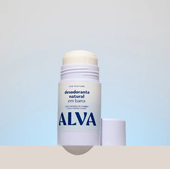 Desodorante em Barra Sem Perfume Vegano 55g Alva - Imagem 2